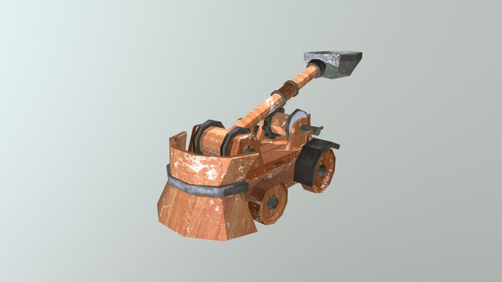 Catapult Low 3D Model