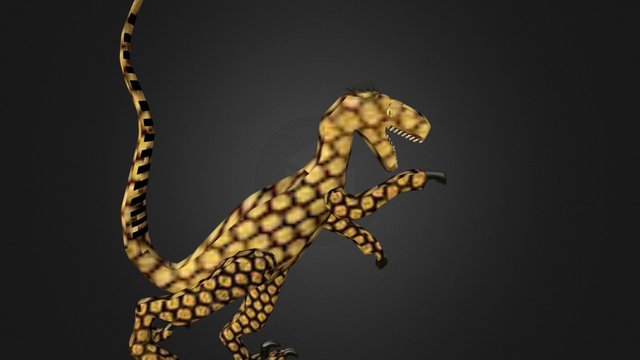 Utahraptor Aug Reality Project 3D Model
