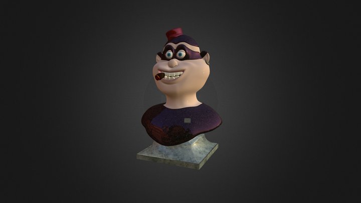 WIP - Cartoon head 3D Model