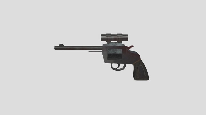 Pistolet sniper 3D Model