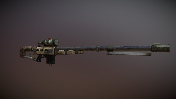 Junker Sniper Rifle 3D Model