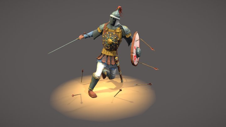Nikephoros | Tagma knight | Manzikert (1071) 3D Model