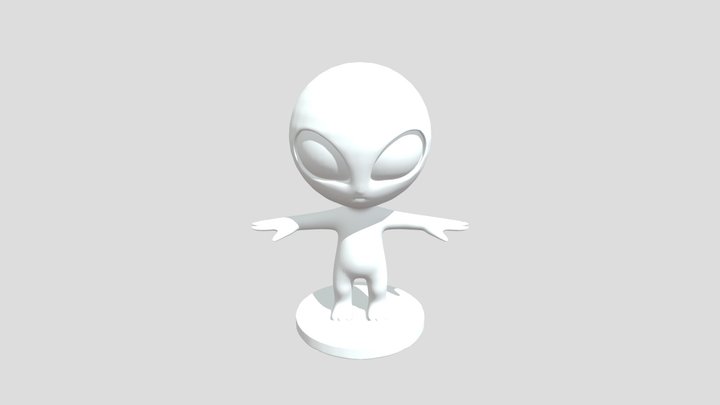 model marcianito 3d pop 3D Model