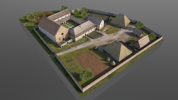 Langenbruck, Kloster Schöntal 3D Model