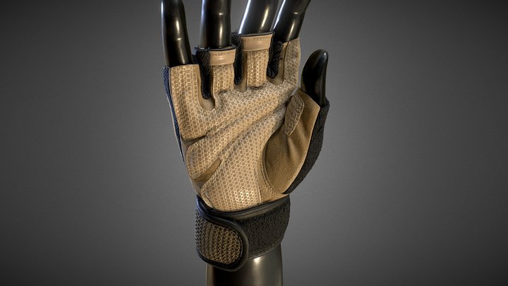 Glove HD 3D Scan Sample 3D Model
