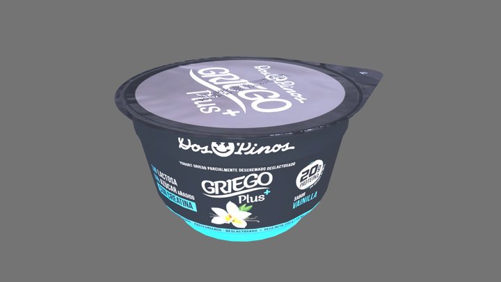 Nuevo Yogurt Griego Plus - Dos Pinos 3D Model