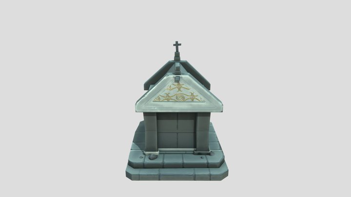 Mausoleum stylized 3D Model