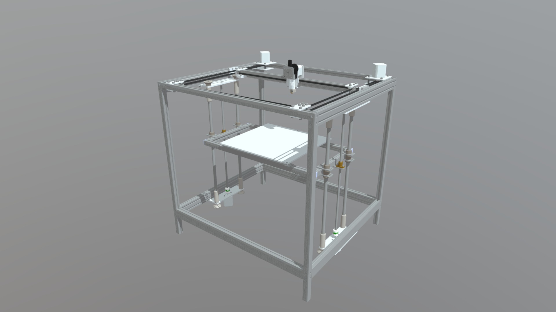 3Dprinter platform 3D model by MISUMI Europe (MISUMIEuropa