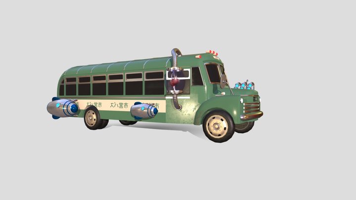 Autobus-Tokyoland-Vénus 3D Model