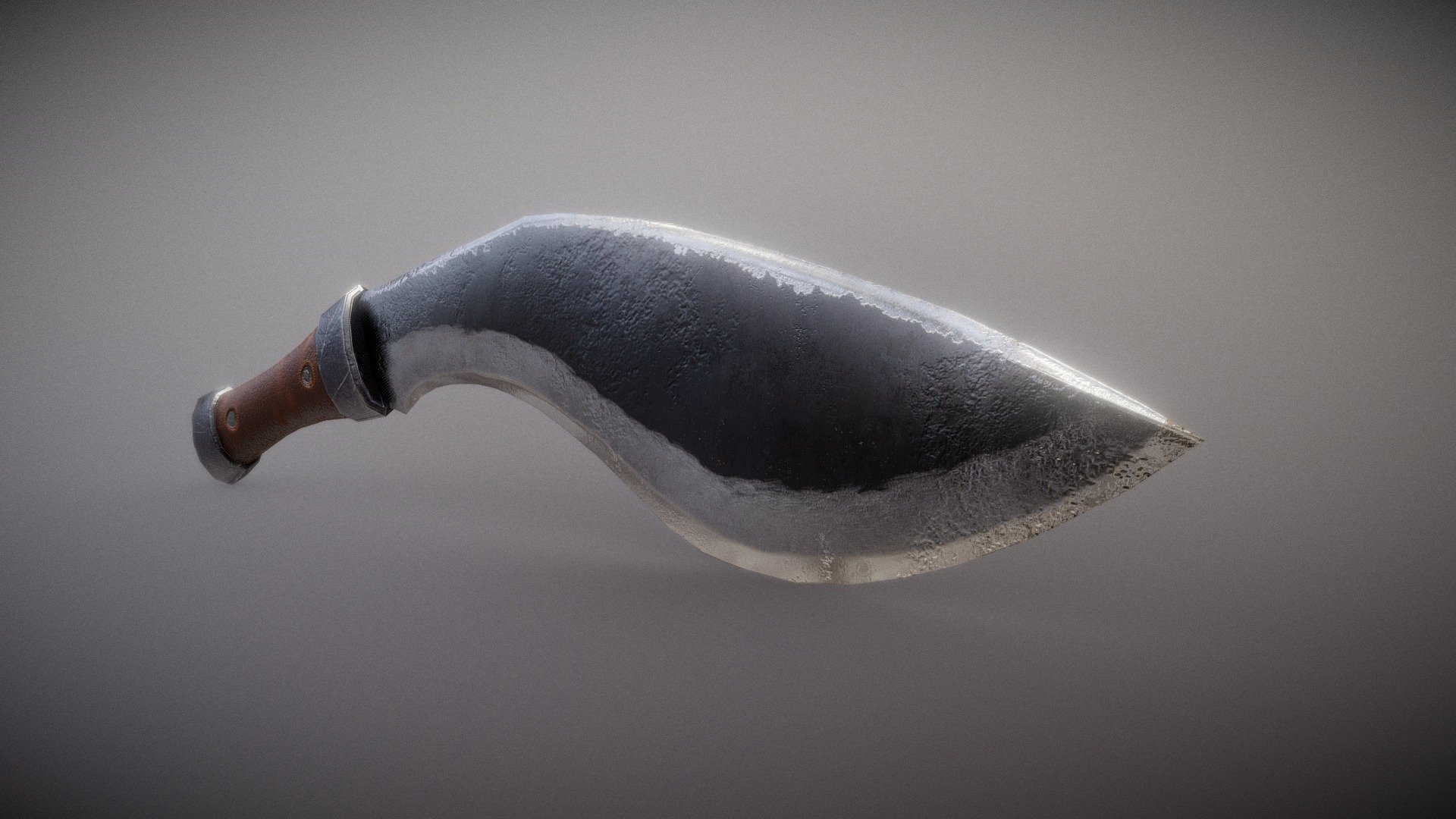 3D PBR Kukri Knife