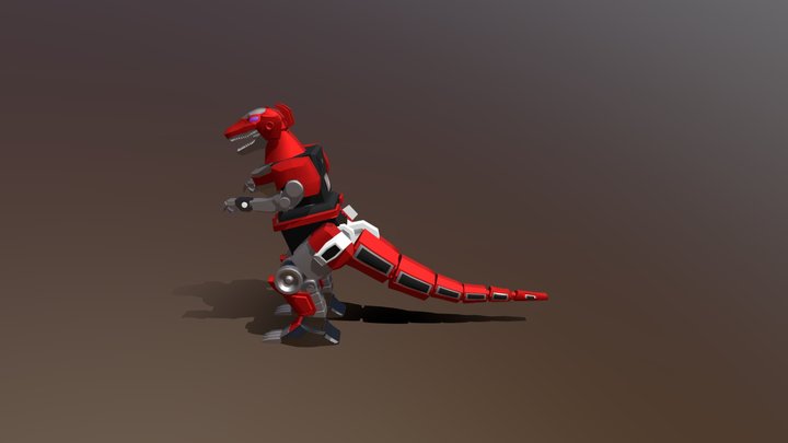 Power Rangers Tyrannosaurus Zord 3D Model