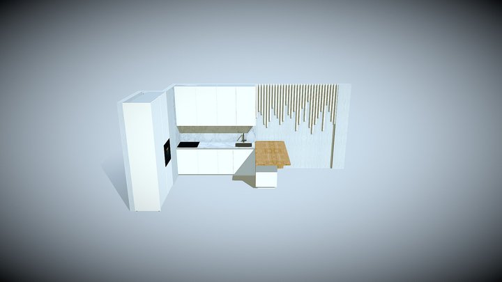 Kitchen bs-08-002 3D Model