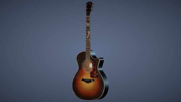 The Last of Us Guitar 3D Model