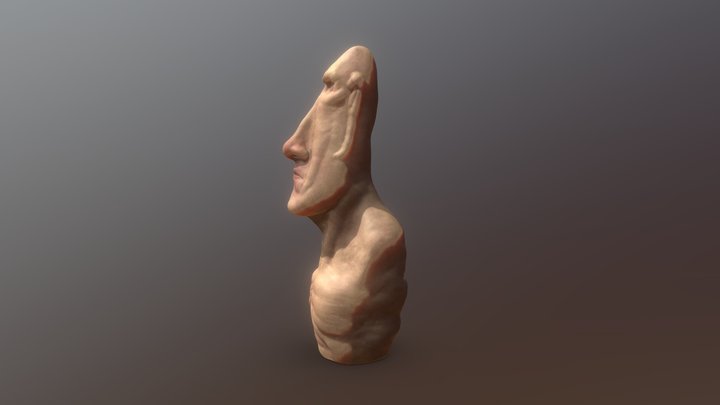 Buff Moai, 3D models download