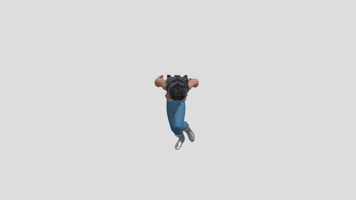 Wonder Woman Run Animation 3D Model