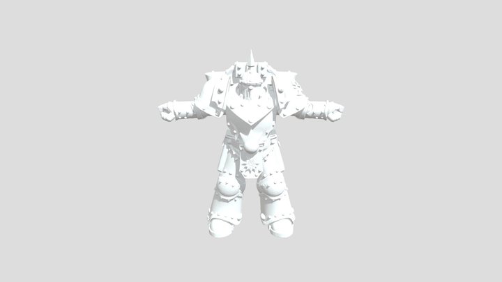 Armored Sentinel 3D Model