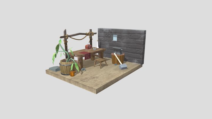 Environment model 3D Model