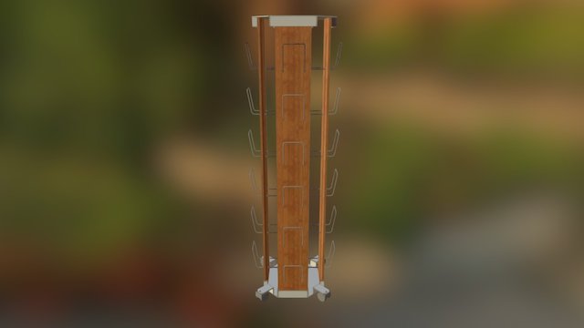 News Paper Holder 3D Model