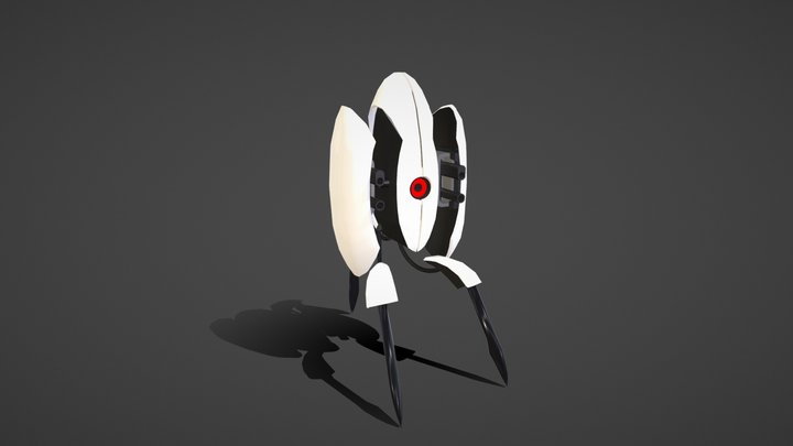 Turret Portal 2 3D Model