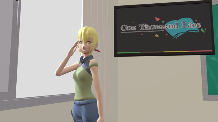 Luce from One Thousand Lies 3D Model