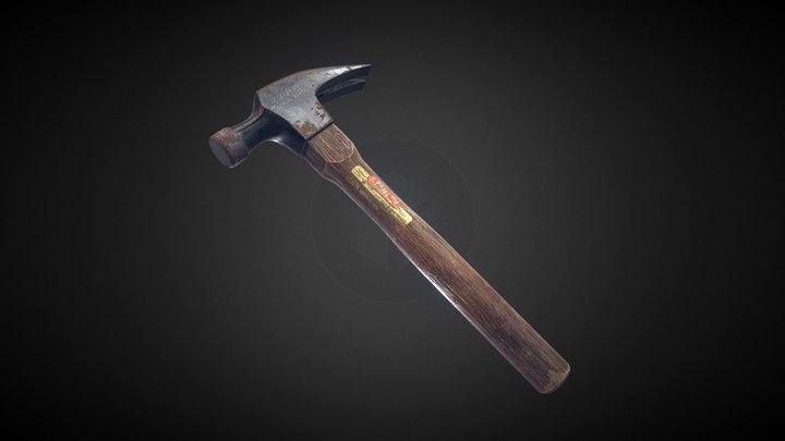 Stanely vintege hammer 3D Model