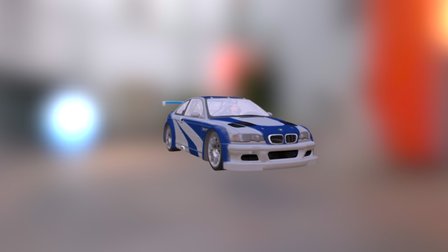 BMW M3 GTR (Razor) 3D Model