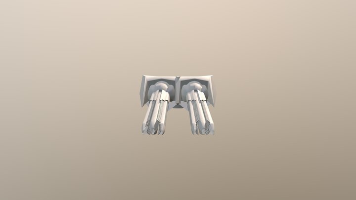 Bi-TRB Cannon 3D Model