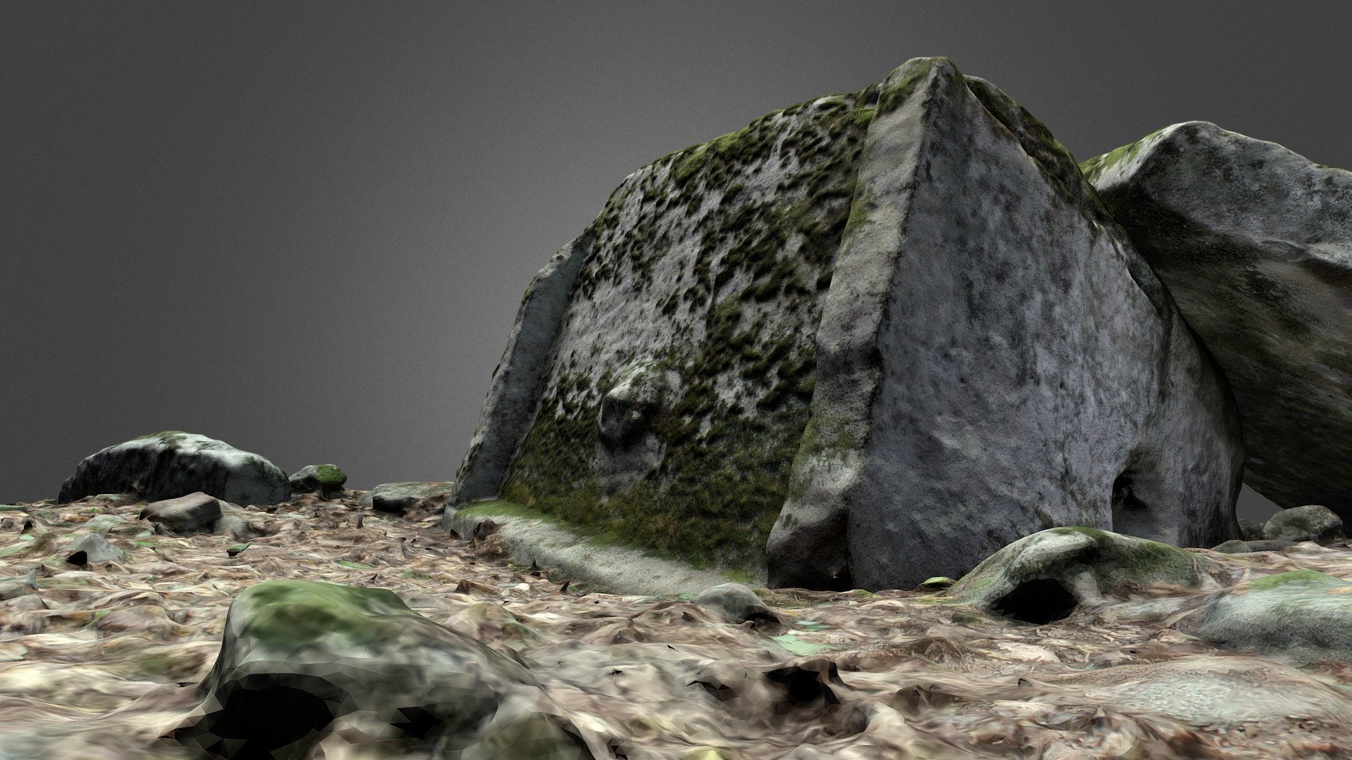 Trough-shaped dolmen Phabguchel-6 (full complex)