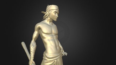 Ken Arok 3D Model