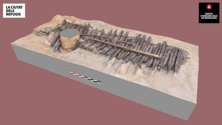 Ciutadella I (Barcelona) - derelicte / shipwreck 3D Model