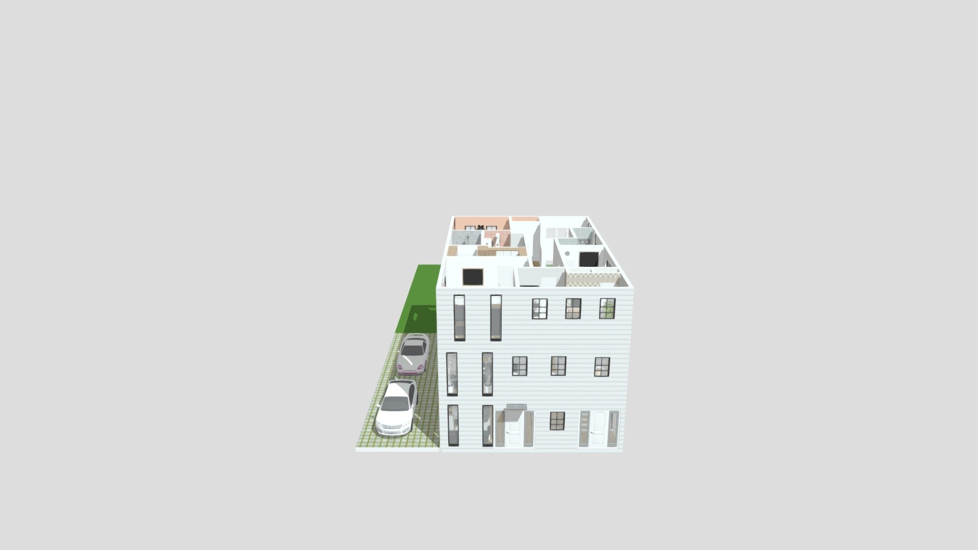 Cafe with apartments V1