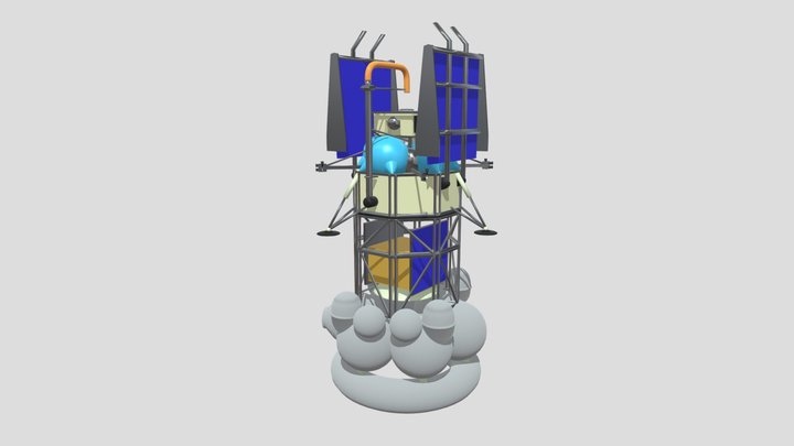 PhobosGrunt Mission 3D Model