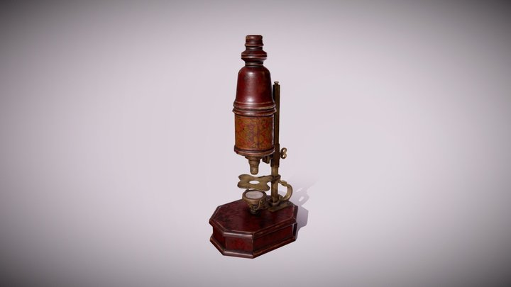 Antique Microscope 3D Model