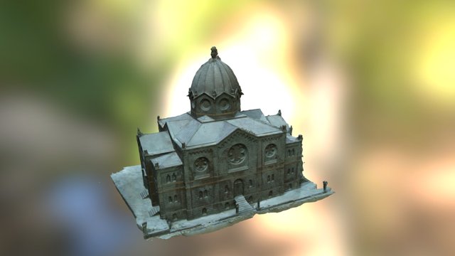 Synagogue Memorial Marburg 3D Model