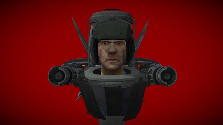 Trooper Astro Toilet (astro troop) 3D Model