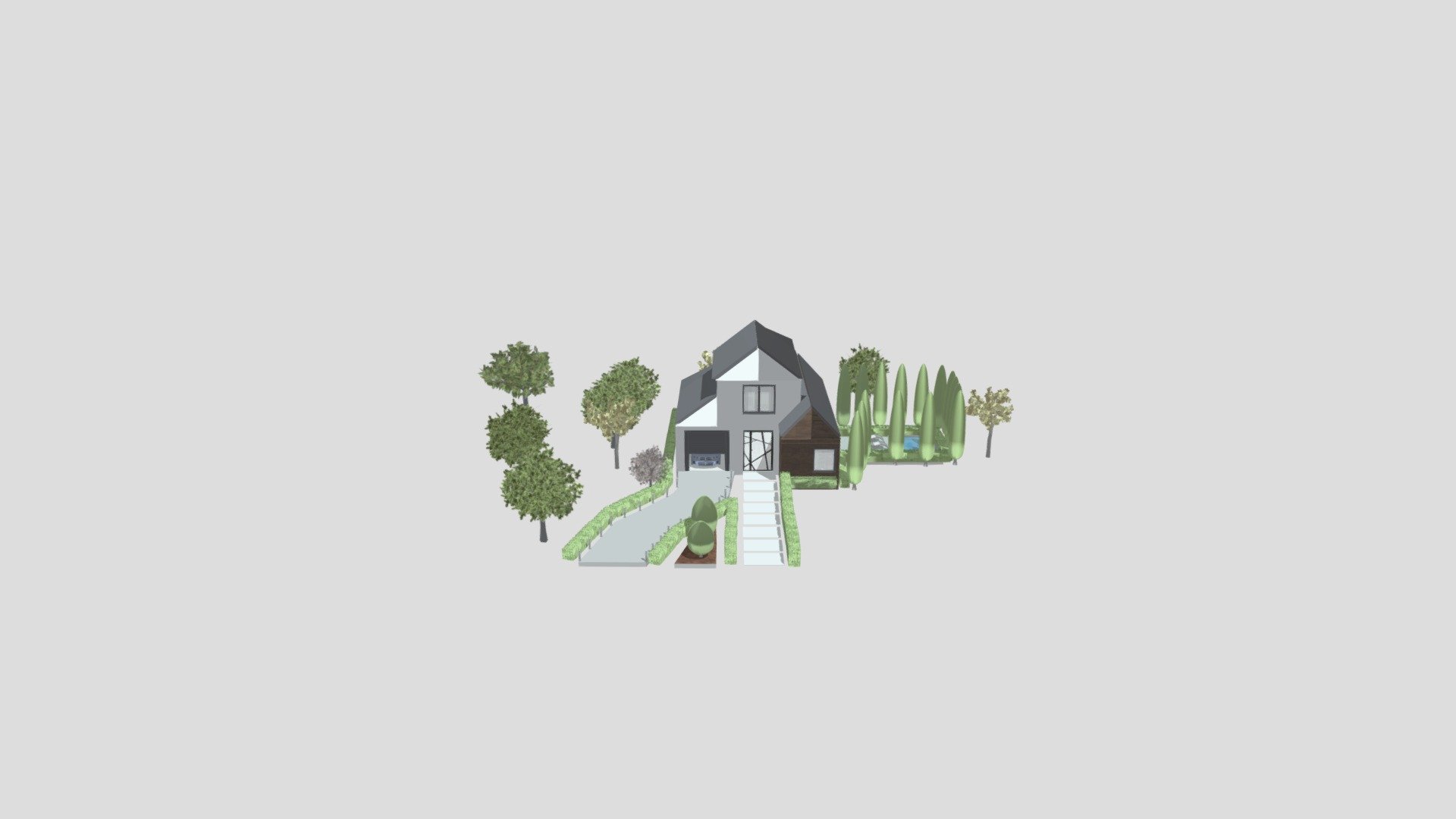 House in the Scandinavian style