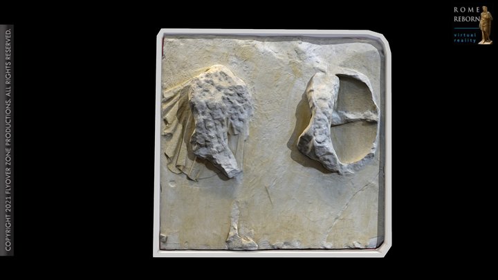 3D rendering of Metope North 24 (Parthenon)