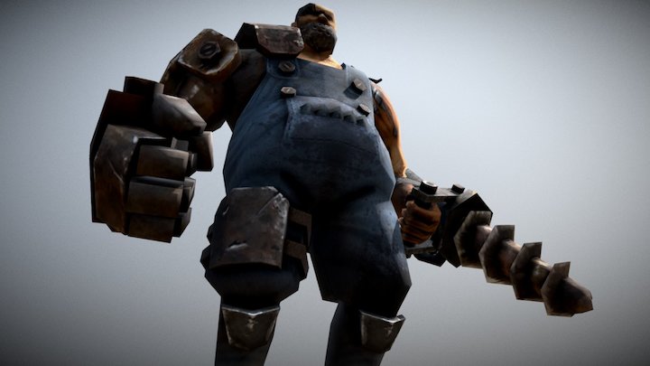Driller 3D Model