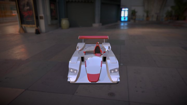 Audi R8 LMP 3D Model