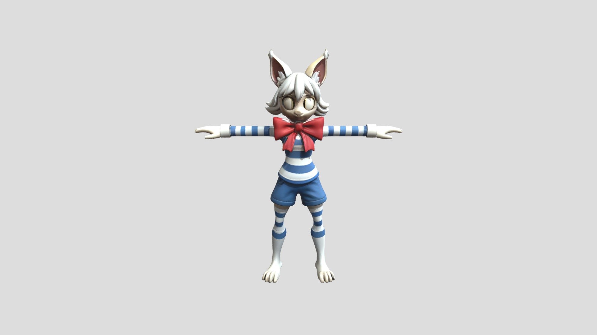anthropomorphic cat character - Download Free 3D model by TheRagedWolf ...