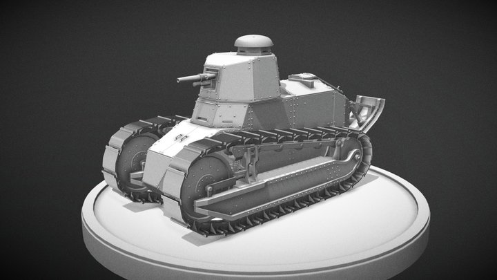 Renault FT-17 3D Model