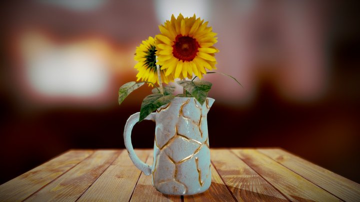 Sunflower 3D Model