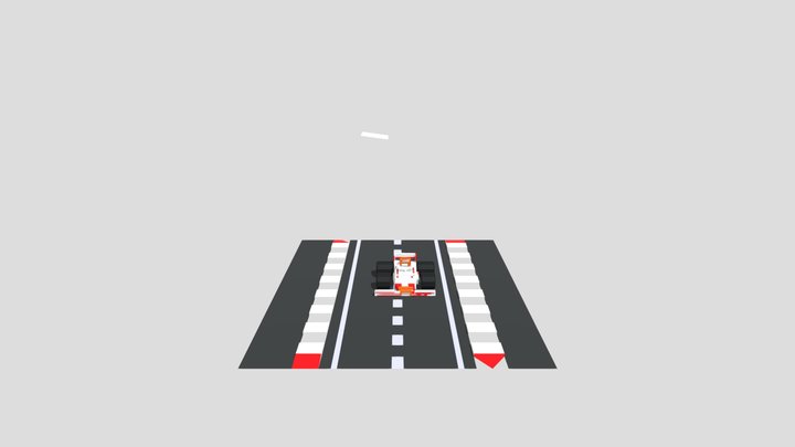 F1 - RB16D Lowpoly 3D Model