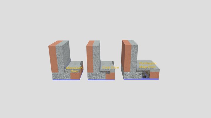 Drain comparisons - usdz 3D Model