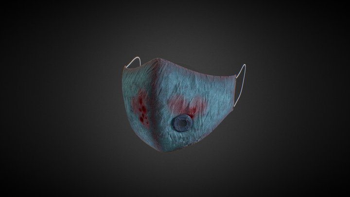 Сoronavirus medical mask 3D Model
