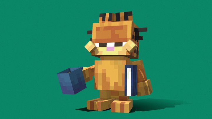 Garfield 3D Model