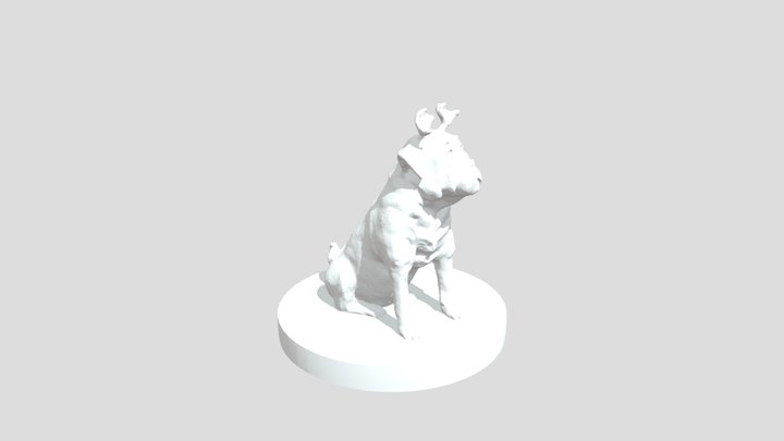 Mops_ Metashape_ Podest_2mm_wand 3D Model