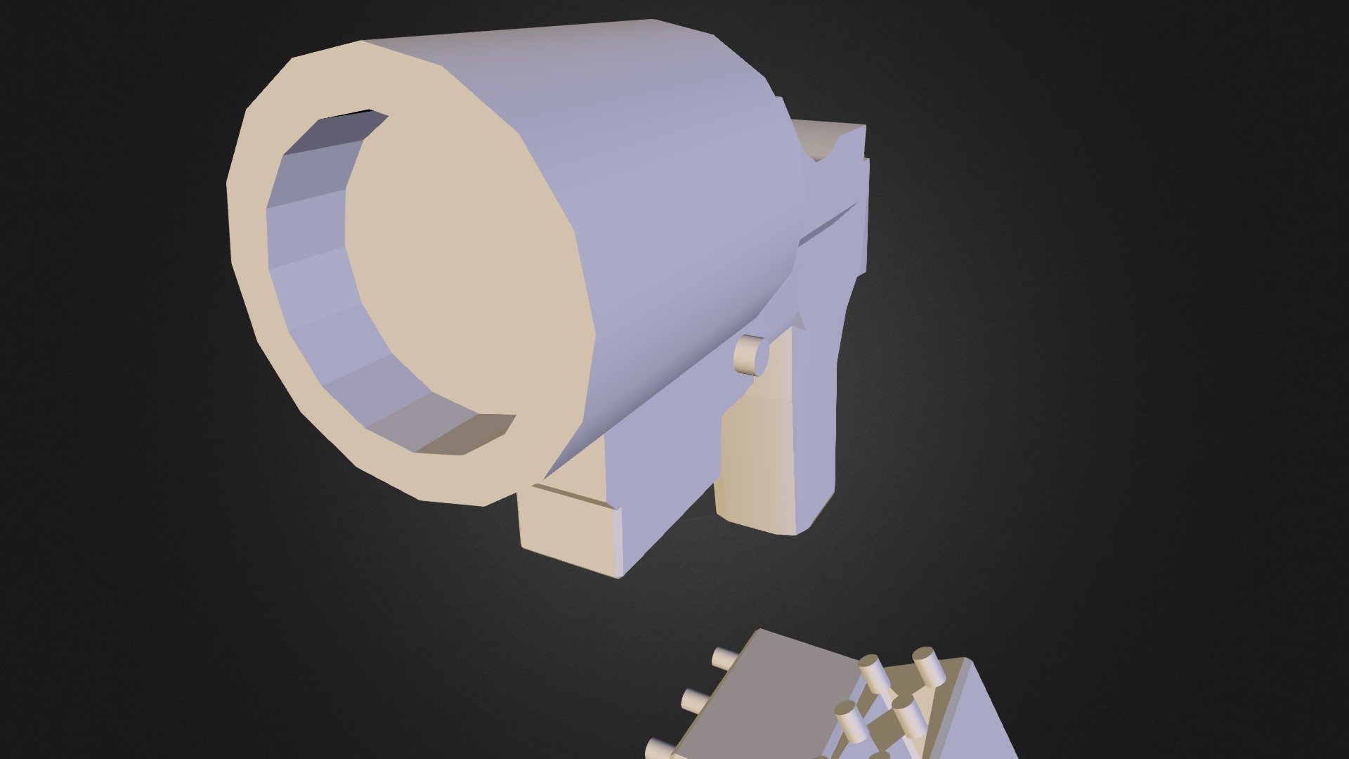 Gun - 3D model by Widde [25c703b] - Sketchfab