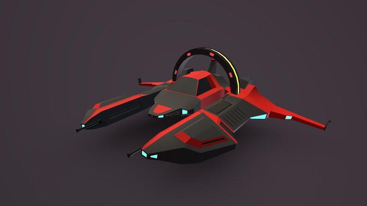 Space Fighter - The protector of the galaxy 3D Model