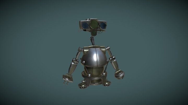 JN-66 analysis droid 3D Model